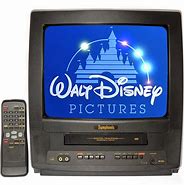 Image result for Old Television Set TV with VCR