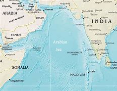 Image result for North Arabian Sea Map
