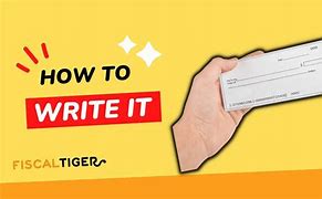 Image result for How Write a Check