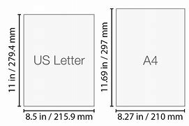 Image result for Letter Sheet Size