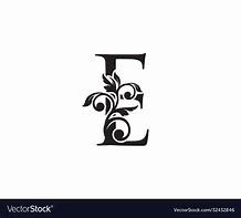 Image result for Letter E Picture with Design