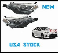 Image result for 2018 XSE Corolla Driver Side Headlight