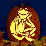 Image result for Kermit the Frog Pumpkin Stencil
