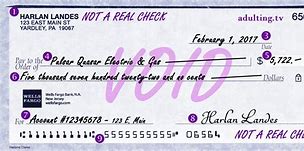Image result for How to Write a Large Check