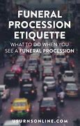 Image result for Funeral Procession Tag