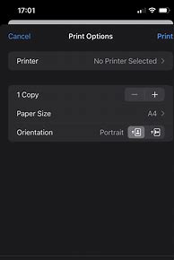 Image result for Print Option Image in iPhone 14