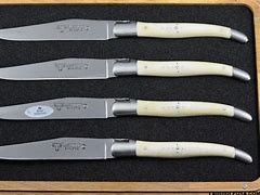 Image result for Bone Handle Steak Knives