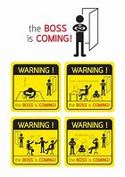 Image result for Boss Is Coming Clip Art