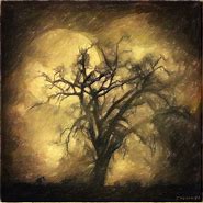 Image result for Flocked Gothic Tree