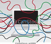 Image result for Mess of Wires Drawing