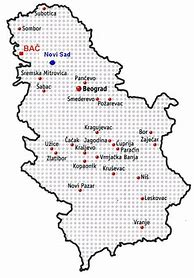 Image result for Mapa Gradova Srbije