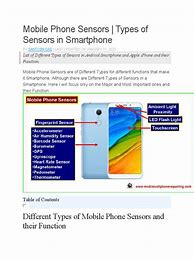 Image result for Apple Cell Phone Sensor PPT