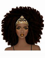 Image result for Side View Black Woman with a Crown