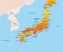 Image result for Japan Map. Easy