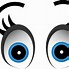 Image result for Cartoon Eyes No Background