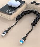 Image result for Coiled Lightning Cable