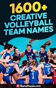 Image result for Unique Volleyball Team Names
