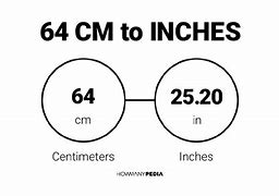 Image result for 64 Cm in Inches Height
