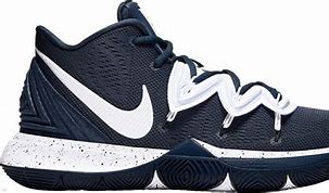 Image result for Navy Blue Red Yellow and White Kyrie Basketball Shoes