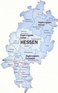 Image result for Hessen Karte