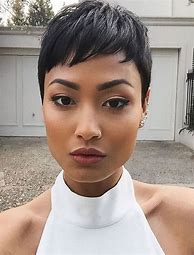 Image result for Pixie Haircuts Dark Hair