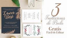invitaciones de boda 3 invitaciones de boda gratis f 225 cil de editar invitaciones de boda 3 invitaciones de boda gratis f 225 cil de editar