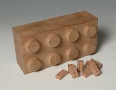 Image result for Wooden LEGO Bricks