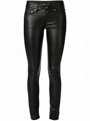 Image result for Faux Leather Jeans