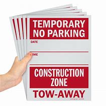 Image result for Temporary Construction Signs