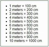 Image result for 100 Cm to 1 Meter