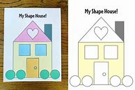 Image result for Shape House Craft Template
