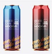 Image result for Beer Can Mockup PSD