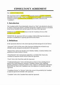 Image result for Consulting Contract Sample