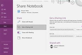 Image result for Sharing a OneNote Notebook