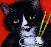 Image result for Tuxedo Cat Art Prints