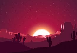 Image result for Desert Cactus Sunset