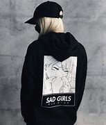 Image result for Sad Anime Girl Hoodie