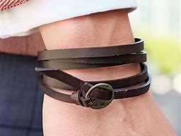 Image result for Leather Bracelets