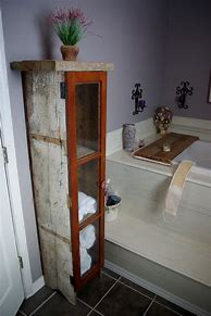 Image result for Rustic Bathroom Storage