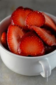 Image result for Macerated Strawberries Desert