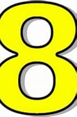 Image result for Yellow Number 8