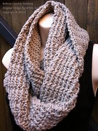 Image result for Lightweight Infinity Scarf Crochet Pattern