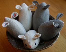 Image result for Handmade Felt Mice