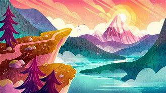 Image result for Procreate Scenery Drawing