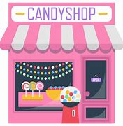 Image result for Cute Candy Shop Cartoon