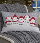 Image result for Personalized Christmas Pillows