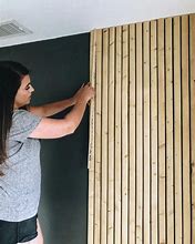 Image result for Wood Slatwall Panels