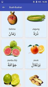 Image result for Buah Dalam Bahasa Arab Jawi
