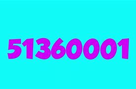 Image result for Colorful Numbers 1 to 10 Million
