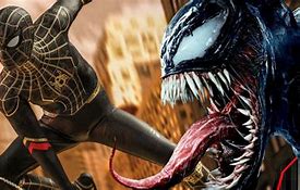 Image result for Black Spider-Man vs Venom